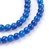 Natural Yellow Jade Beads Strands G-G598-4mm-YXS-3