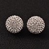Grade A Rhinestone Pave Disco Ball Beads RB-Q105-12-2