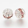 Brass Rhinestone Beads RB-A011-8mm-25S-2