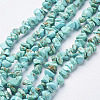 Synthetic Turquoise Beads Strands G-D283-5x8-10-1