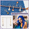 Alloy Enamel Pendant Stitch Markers HJEW-AB00237-4
