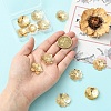12Pcs 6 Styles Brass Bead Caps KK-YW0004-72-3