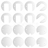 8 Sets Transparent Acrylic Blank Tumbler Topper TACR-BC0001-15-1