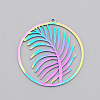 Ion Plating(IP) 201 Stainless Steel Pendants STAS-S105-LA551-1