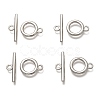 Alloy Toggle Clasps TIBE-EA774Y-P-RS-1