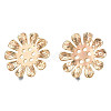 Brass Stud Earring Findings KK-N232-333LG-1