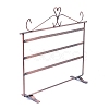 Rectangle Shape Iron 3-Tier Earring Display Stand EDIS-K002-03R-3