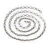 304 Stainless Steel Rectangle Link Chains CHS-S012-26P-A-2