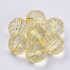 Transparent Acrylic Beads TACR-Q254-8mm-V-2