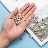 Plating Plastic Acrylic Round Beads PACR-L003-8mm-S-2