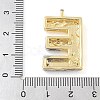 Brass Pendants PALLOY-S036-01G-E-3