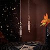 2Pcs 2 Colors Brass Coil Dowsing Pendulums KK-NB0002-80-5