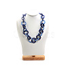 Acrylic Ring Oval Link Chain Necklaces FS-WG97EE9-01-2