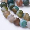 Natural Grade A Striped Agate/Banded Agate Beads Strands G-E478-07-8mm-3