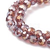 Electroplate Glass Beads Strands EGLA-D021-81-3