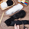 4Pcs 2 Colors Artificial Wool Costume Accessories DIY-NB0013-17-3