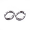 Tarnish Resistant 304 Stainless Steel Open Jump Rings STAS-F221-40P-B-2