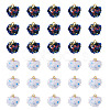 30Pcs 2 Colors Cloth Pendants FIND-TA0008-35-1