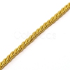 3 Strands Gold With Cotton Braided Rope OCOR-WH0073-10-2