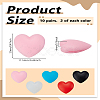 10Pairs 5 Colors Silicone Eyeglasses Ear Grips FIND-LP0008-57-2