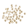 5-Petal Brass Bead Cap KK-D063-13G-1