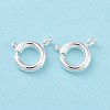 Eco-friendly Brass Spring Ring Clasps KK-D082-01B-S-2