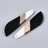 14Pcs 7 Styles Opaque Resin & Walnut Wood Pendants RESI-N053-19-2
