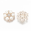 Alloy Rhinestone Flat Back Cabochons RB-S048-19RG-2