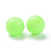 Fluorescent Acrylic Beads MACR-R517-6mm-02-4