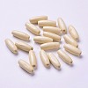 Dyed Natural Long Oval Wood Beads WOOD-Q003-23x8mm-09-LF-1