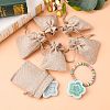 Burlap Packing Pouches Drawstring Bags ABAG-Q050-7x9-01-6