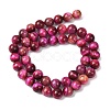 Grade B Natural Tiger Eye Beads Strands G-F591-18-8mm-05-01-9