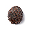 Resin Imitation Pine Cone Display Decorations DJEW-WH0042-42-1