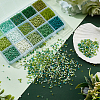 PandaHall Elite 12000Pcs 15 Style 12/0 Opaque Glass Seed Beads SEED-PH0001-61-5