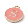 (Defective Closeout Sale Border damaged) Golden Plated Alloy Enamel Charms ENAM-XCP0001-20S-4
