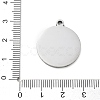 201 Stainless Steel Pendants SA-CBA3D3A-05P-01-3