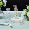 Transparent Acrylic Necklace Display Stands NDIS-WH0006-10-5