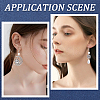 304 Stainless Steel Leverback Earring Findings STAS-SP0001-05A-5