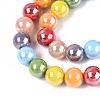 Electroplate Glass Beads Strands EGLA-N019-10mm-03-3