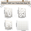 3Pcs 3 Styles Quilting Template TOOL-GF0003-39-2