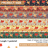 6 Yards 6 Color Autumn Double-Sided Printed Polyester Ribbon OCOR-BC0005-37-2