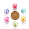Opaque Acrylic Beads X-TACR-S154-10F-3