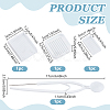 1Pc Plastic with Iron Tweezers TOOL-WH0155-238B-3