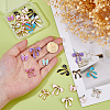 30Pcs 15 Styles Bowknot Alloy Enamel Pendants ENAM-DC0002-10-3