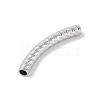 304 Stainless Steel Curved Tube Beads STAS-M071-03J-P-3