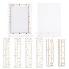 Basswood Assembled Paper Making Frame DIY-WH0016-17-1