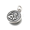 925 Sterling Silver Thinking Angel Charms STER-G046-05AS-2