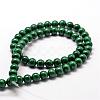Natural Malachite Bead Strands G-O143-10-6mm-2