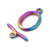 Ion Plating(IP) 304 Stainless Steel Toggle Clasps STAS-F290-05MC-2