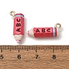 Alloy Enamel Pendants AL-CBAA1B9-03G-02-2